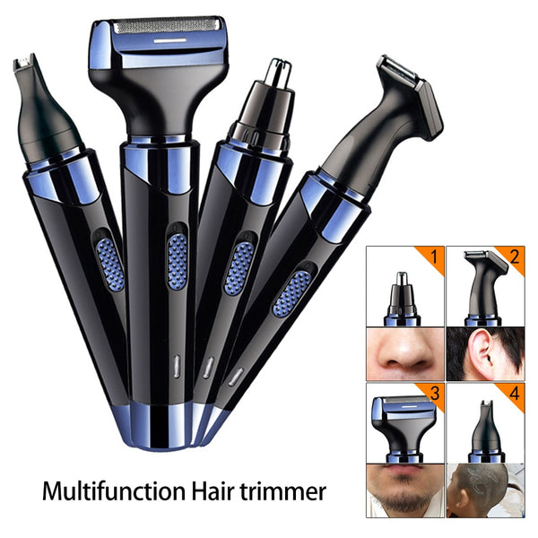 4 in 1 Professional Electric Nose Ear Hair Trimmer