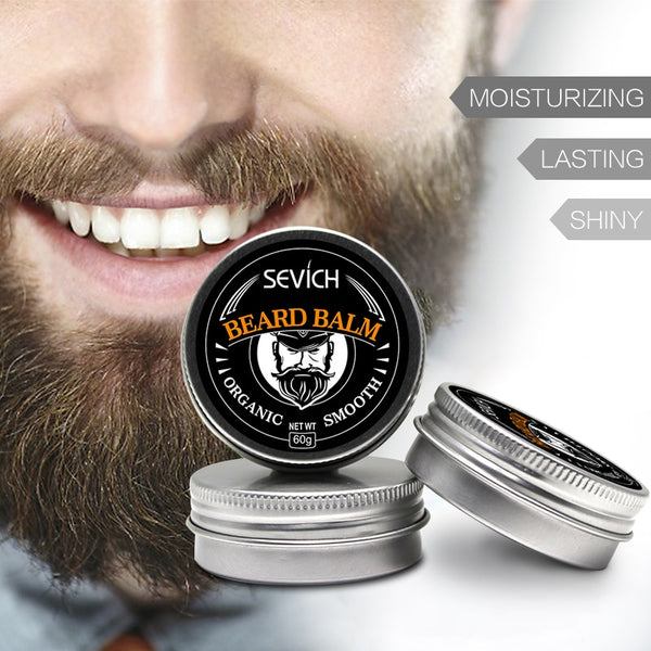 Sevich Natural Beard Balm Wax Professional Beard Care Products Organic Moustache Wax For Beard Smooth Styling